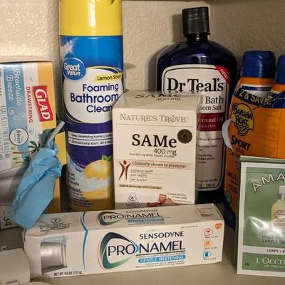 Contents of Bathroom Closet