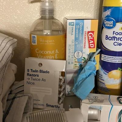 Contents of Bathroom Closet