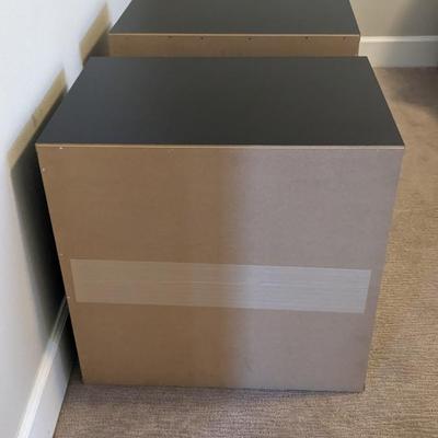 Leather Drawer Pull Nightstands