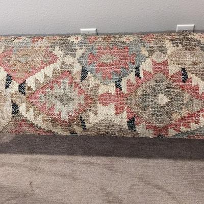 Woven Upholstery Kilim Bench