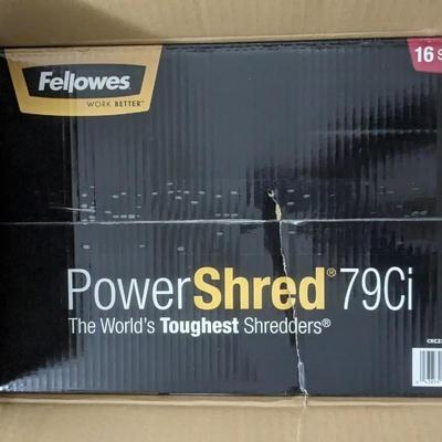New in Box Fellowes â€ŽPowershred 79Ci 16-Sheet 100% Jam-Proof Crosscut Paper Shredder