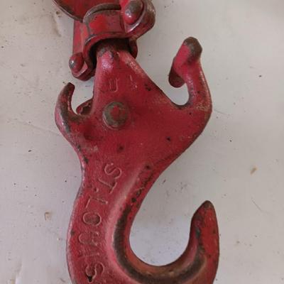 Vintage Durbin Durco Hoist pully with rope