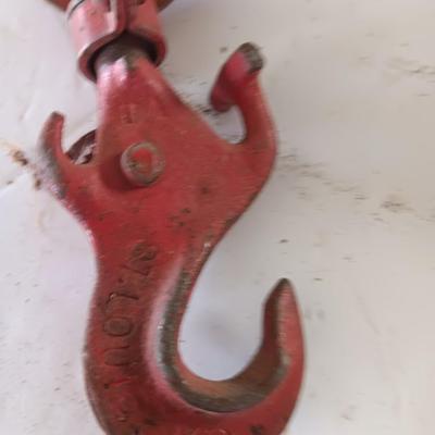 Vintage Durbin Durco Hoist pully with rope