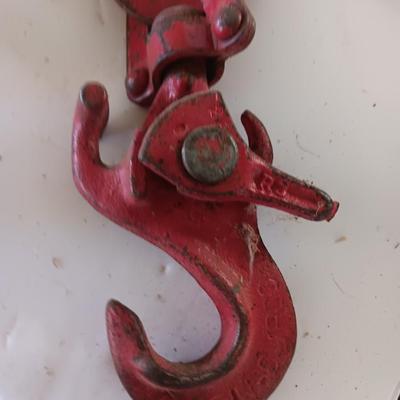 Vintage Durbin Durco Hoist pully with rope