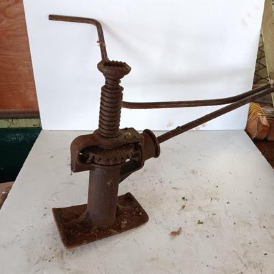 Antique Walker Manufacturing Automotive Truck Train Screw Jack