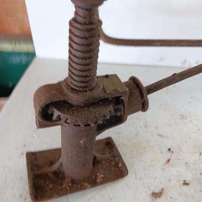 Antique Walker Manufacturing Automotive Truck Train Screw Jack