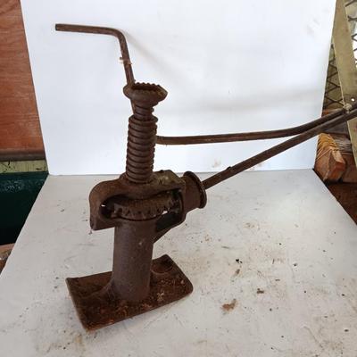 Antique Walker Manufacturing Automotive Truck Train Screw Jack