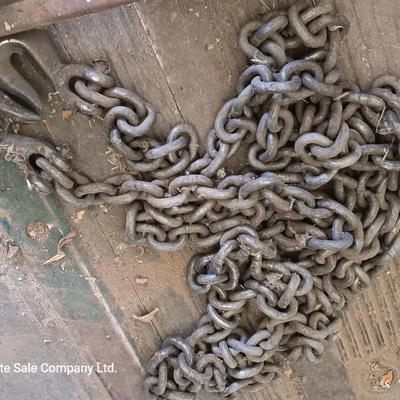 Approx. 20 ' chain with two hooks and a chain binder