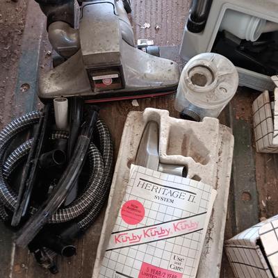 Kirby Heritage II system Vacuum cleaner with attachments and more -