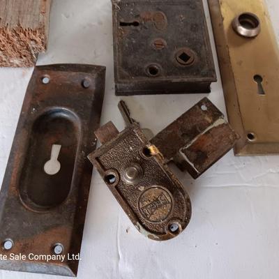 Antique door hardware