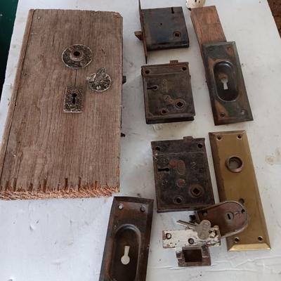 Antique door hardware