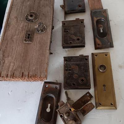 Antique door hardware