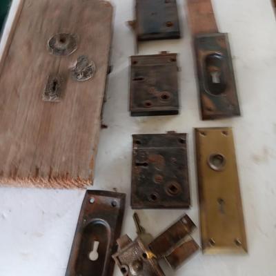 Antique door hardware