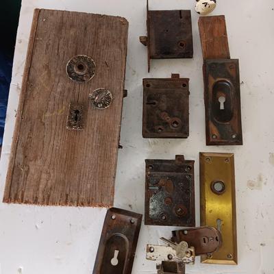 Antique door hardware