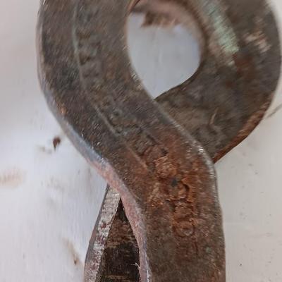 Blacksmith tools Blacksmithing pliers bars and hammer