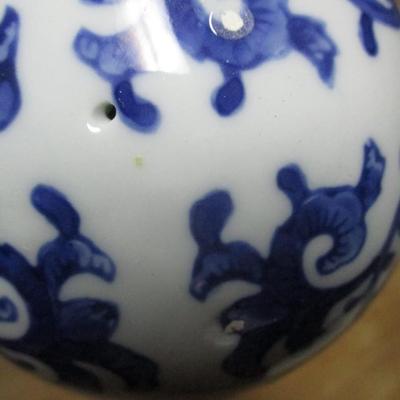 Chinese Ceramic Blue & White Ball - C