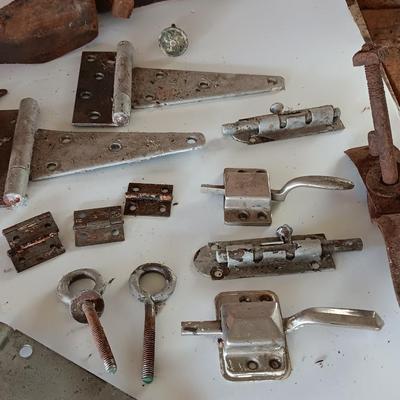 Vintage hardware - handles - hinges- levers - locks and more