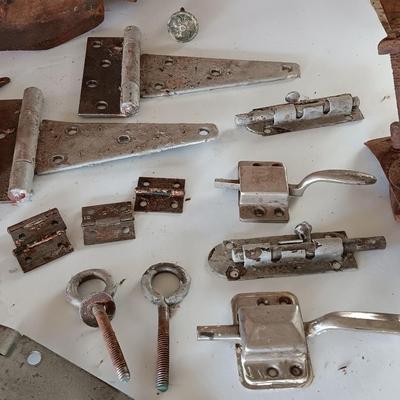 Vintage hardware - handles - hinges- levers - locks and more