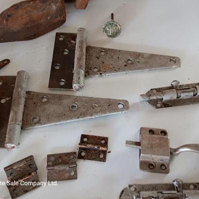 Vintage hardware - handles - hinges- levers - locks and more