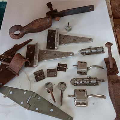 Vintage hardware - handles - hinges- levers - locks and more