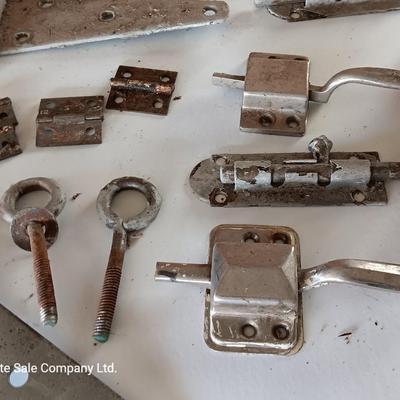Vintage hardware - handles - hinges- levers - locks and more