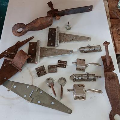 Vintage hardware - handles - hinges- levers - locks and more