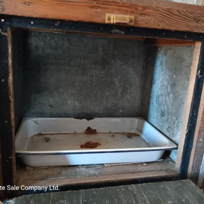 Antique Ice box / cooler out of an old camper