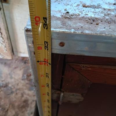 Antique Ice box / cooler out of an old camper