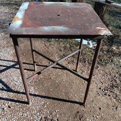 Steel welding table / work bench