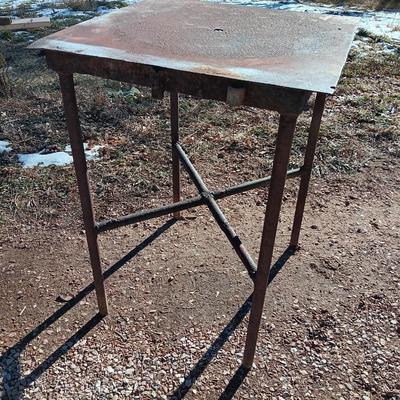 Steel welding table / work bench