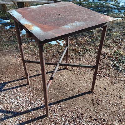 Steel welding table / work bench