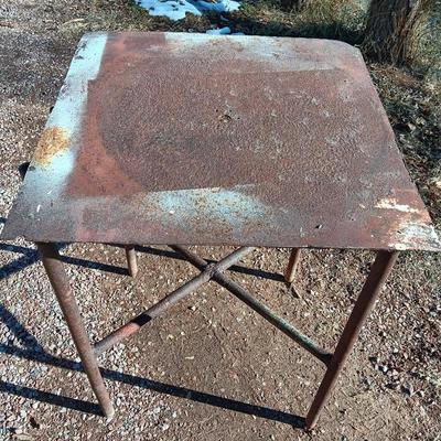 Steel welding table / work bench