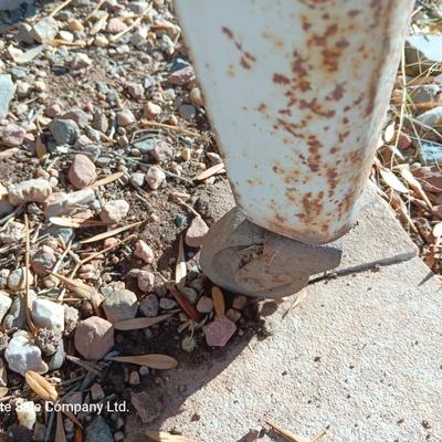Antique washing machine - used as a planter