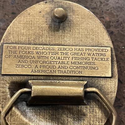 Zebco belt buckle vintage buttons