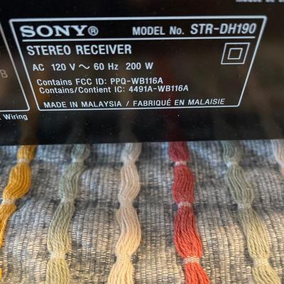 Sony stereo receiver