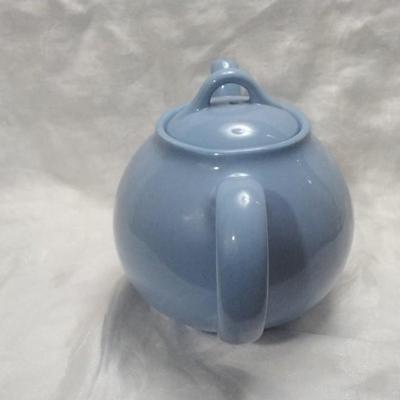 1930s Cornflower Blue Lipton Teapot