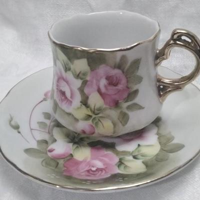 Lefton Teacup and Saucer