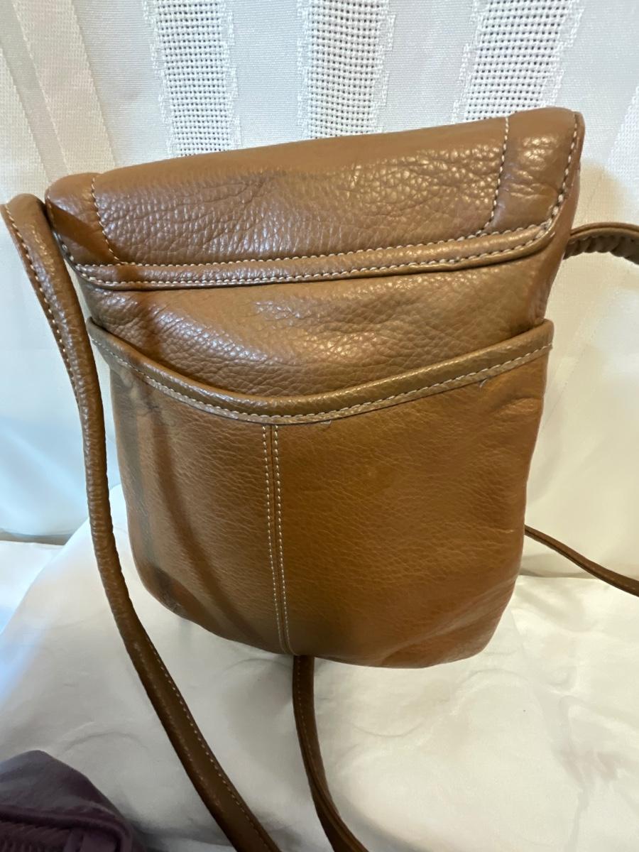 Tignanello crossbody beige leather bag purse - clothing & accessories - by  owner - apparel sale - craigslist