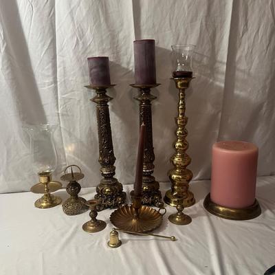 Brass Candlesticks & Candleholders (LR-MG)