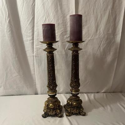 Brass Candlesticks & Candleholders (LR-MG)