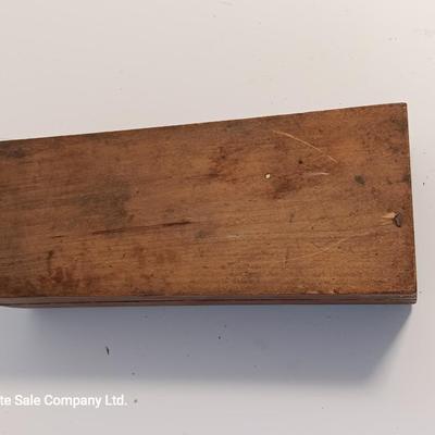Vintage ACME Oil stone in wooden box Wet stone