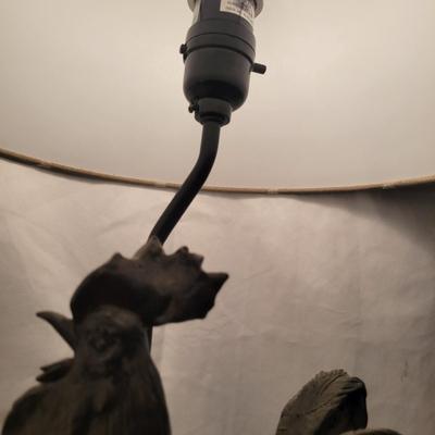 Assortment of Decorative Roosters and Chickens (LR-DW)