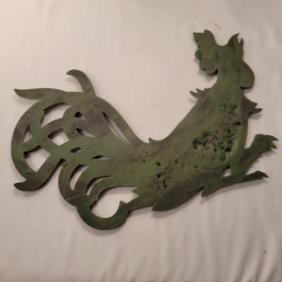 Assortment of Decorative Roosters and Chickens (LR-DW)