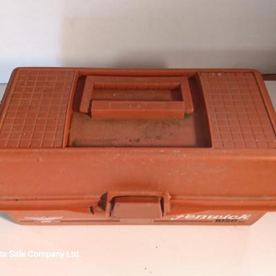Fenwick 1050 tacklebox with an assortment of tackle