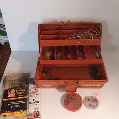 Fenwick 1050 tacklebox with an assortment of tackle
