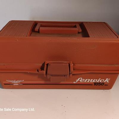 Fenwick 1050 tacklebox with an assortment of tackle