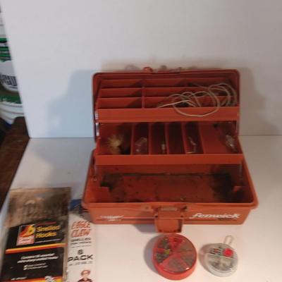 Fenwick 1050 tacklebox with an assortment of tackle