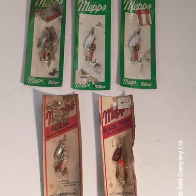 Five new Mepps Fishing lures
