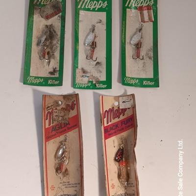 Five new Mepps Fishing lures