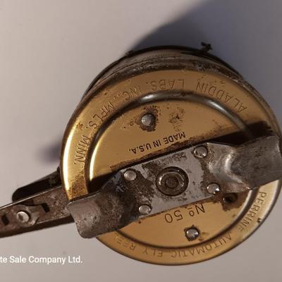 Vintage Perrine automatic Fly-fishing reel no. 50